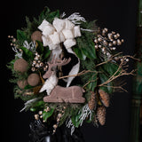 Toupe Holiday Wreath 2 - Faux
