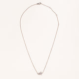 Diamond Pave Double Star Necklace