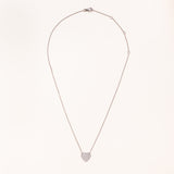 Diamond Pave Heart Necklace