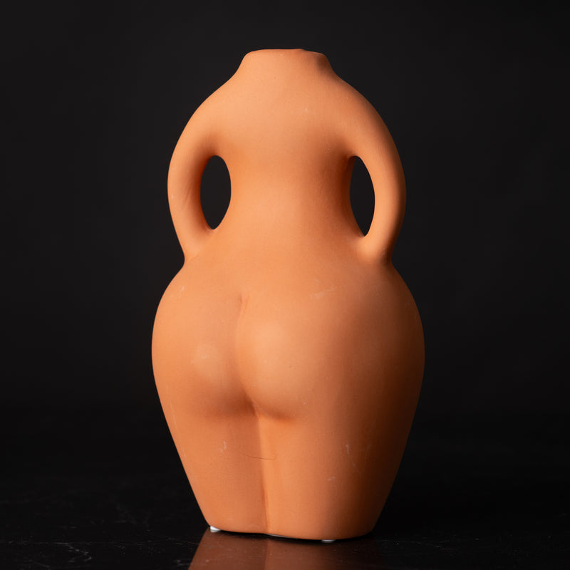 Terracotta Nude Hips Decorative Vase Ornament