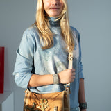Patricia Larsen Long Sleeve T-Shirt with Hand Painted Art