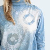Patricia Larsen Long Sleeve T-Shirt with Hand Painted Art