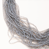 Labradorite Strands, Pave Diamond Clasp Necklace