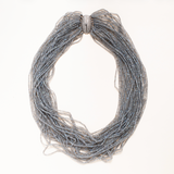 Labradorite Strands, Pave Diamond Clasp Necklace