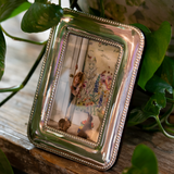Smooth Silver & Wooden Peruvian Frame