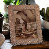 Silver & Wooden Peruvian Frame