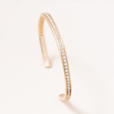 18K Gold White Diamond Cuff regular
