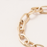 18K Solid Gold Link Bracelet