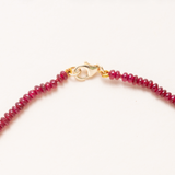 Ruby Beaded Necklace