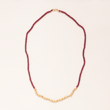 Ruby Beaded Necklace