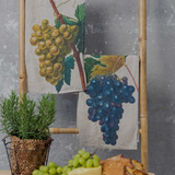 Kitchen Towels BLACK & WHITE GRAPES / 2-pack