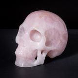 7" Rose Quartz Skull