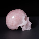 7" Rose Quartz Skull