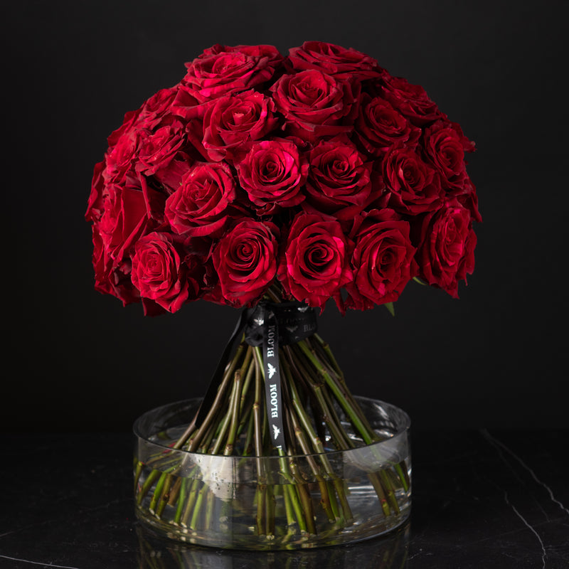 Red Rose Topiary
