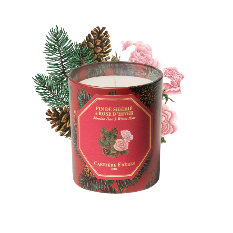 Siberian Pine & Winter Rose Candle