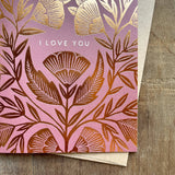 "I Love You," Greeting Card