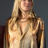 Patricia Larsen Distressed & Painted Blouse