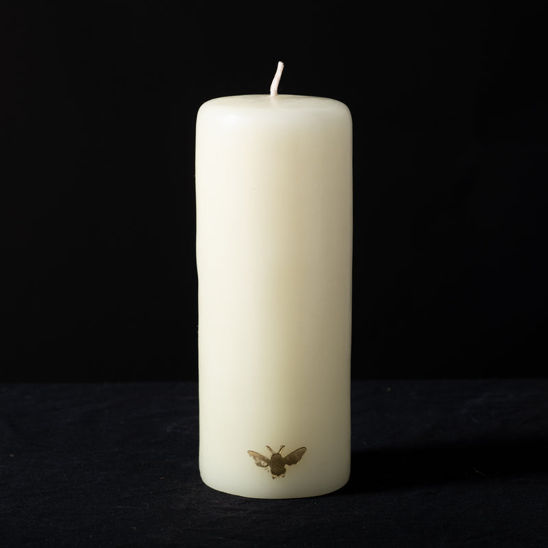 Bloom Bee Cylinder Candle 4"x10"