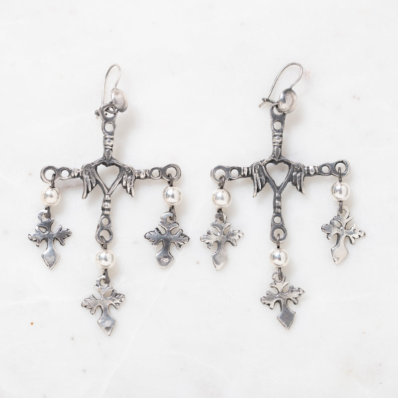Silver Yalalag Earrings