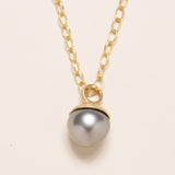 18 Inch 18K Gold Rice Chain