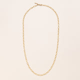 18 Inch 18K Gold Rice Chain