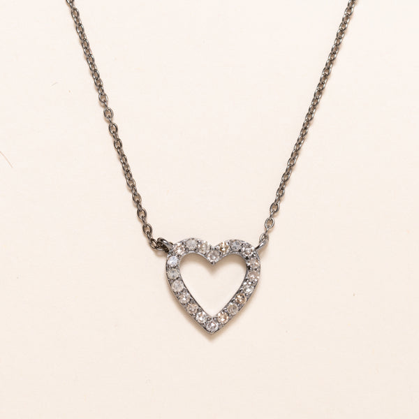 Silver Heart Chain