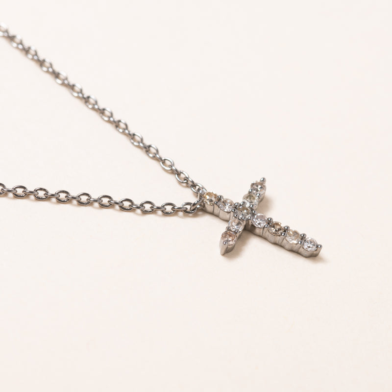 Small Silver Cross Chain