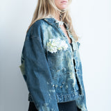 Patricia Larsen Distressed Jean Jacket
