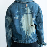 Patricia Larsen Distressed Jean Jacket