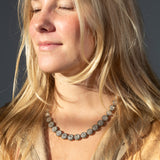 Patricia Larsen Distressed & Painted Blouse