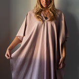 Patricia Larsen Lavender Linen Poncho, Full