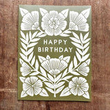 "Happy Birthday," Greeting Card