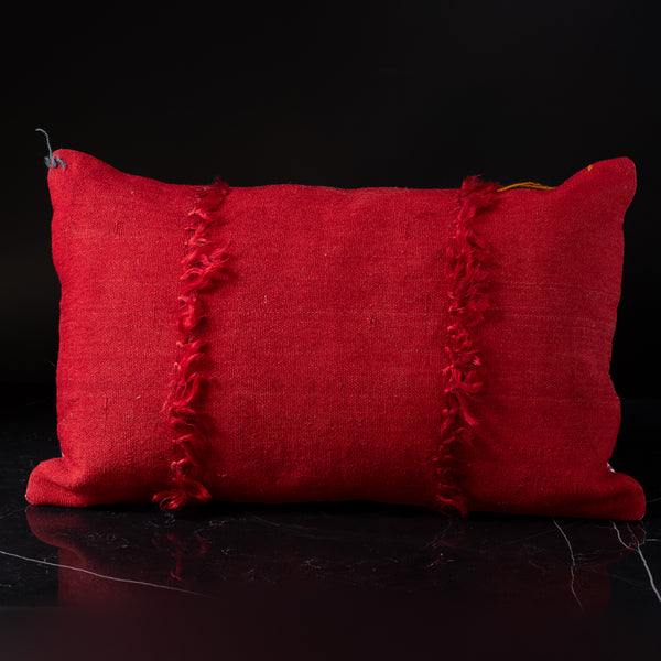 15x23 Red Tulu Pillow