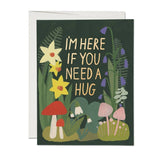 Garden Hugs sympathy greeting card