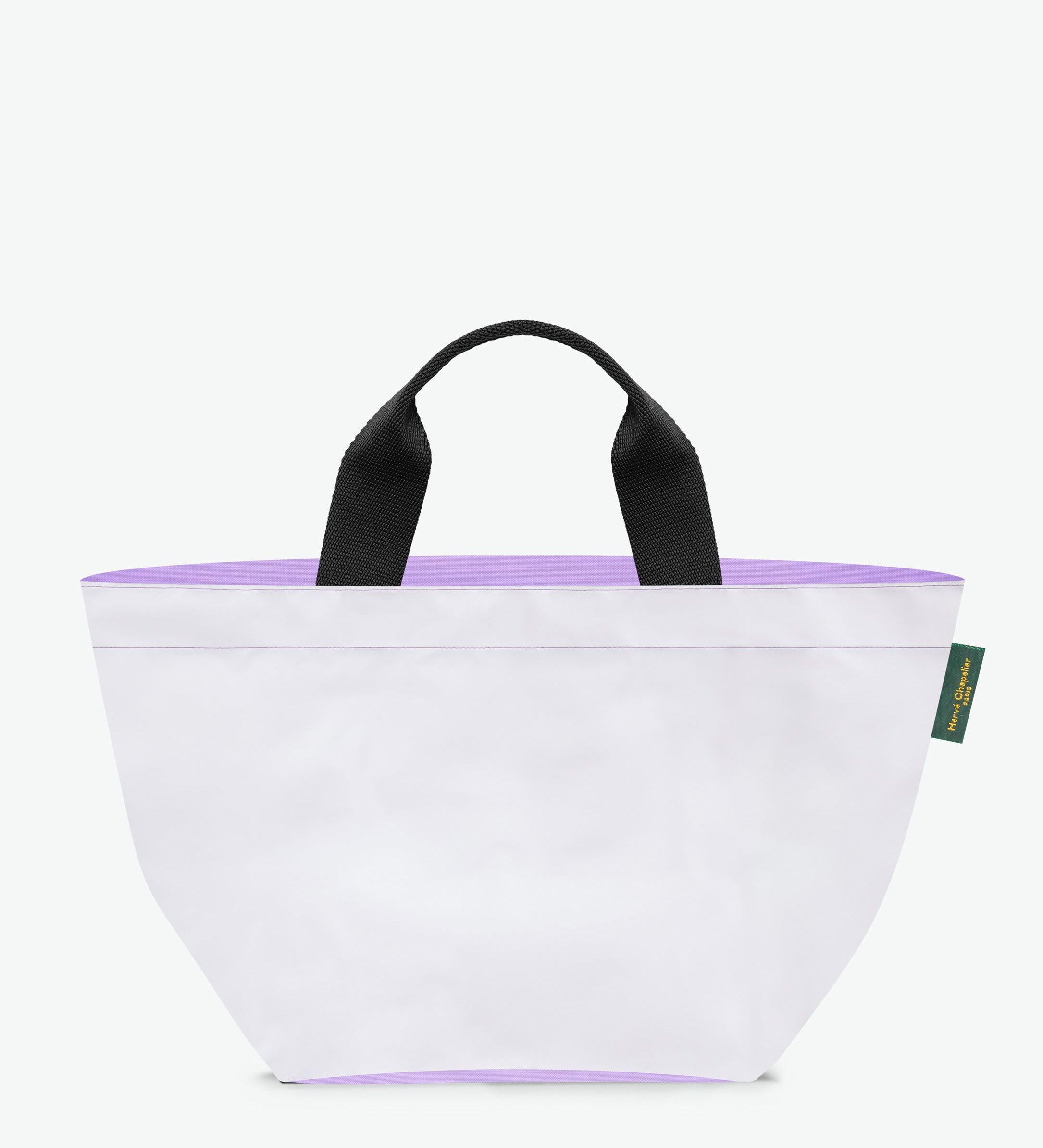 Two Tone Square Nylon Bag M