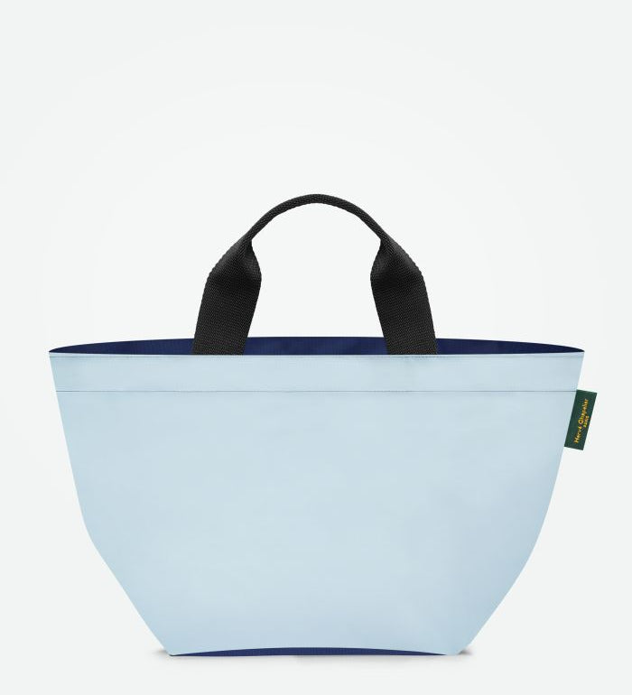 Two Tone Square Nylon Bag M