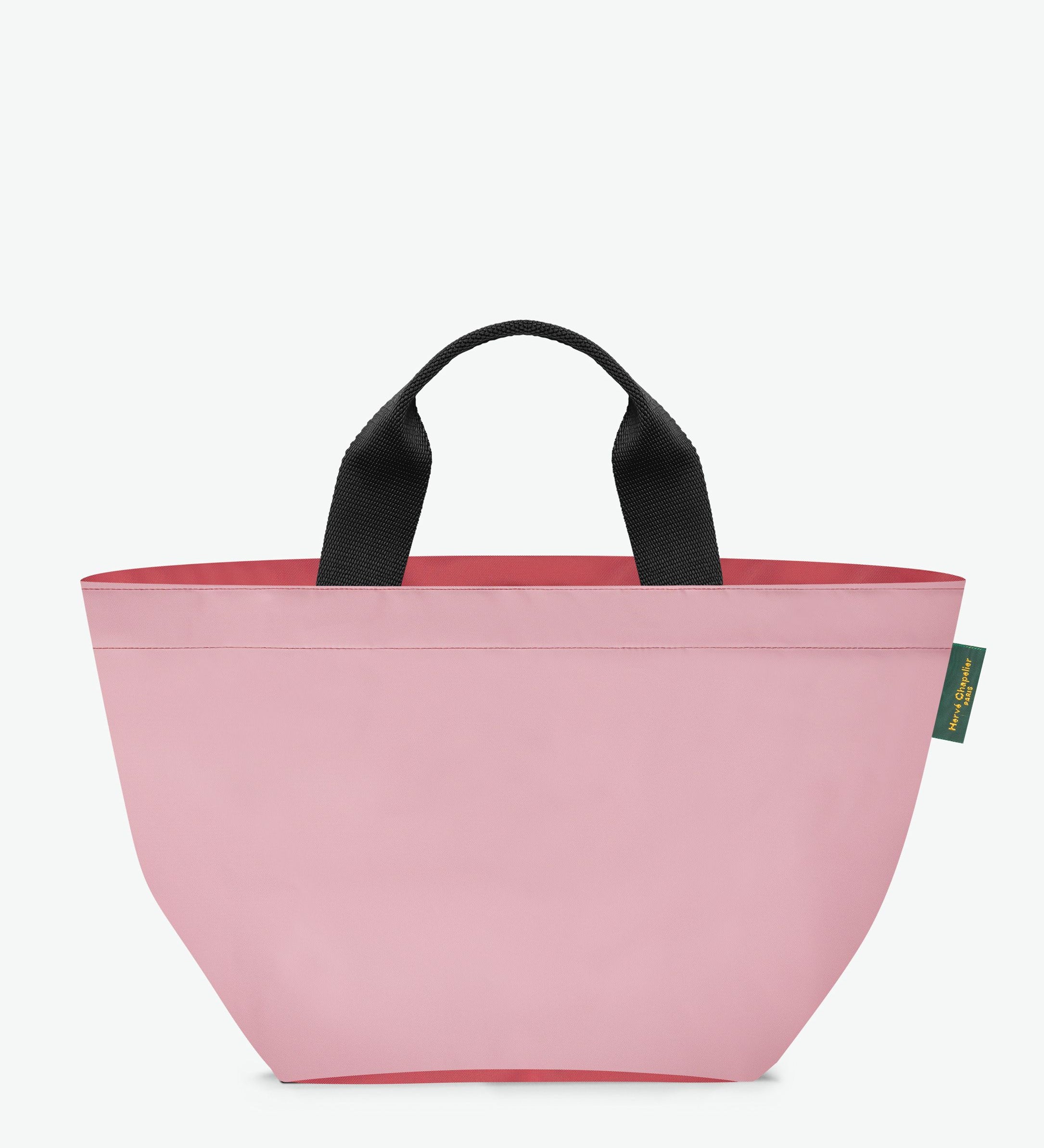 Two Tone Square Nylon Bag M
