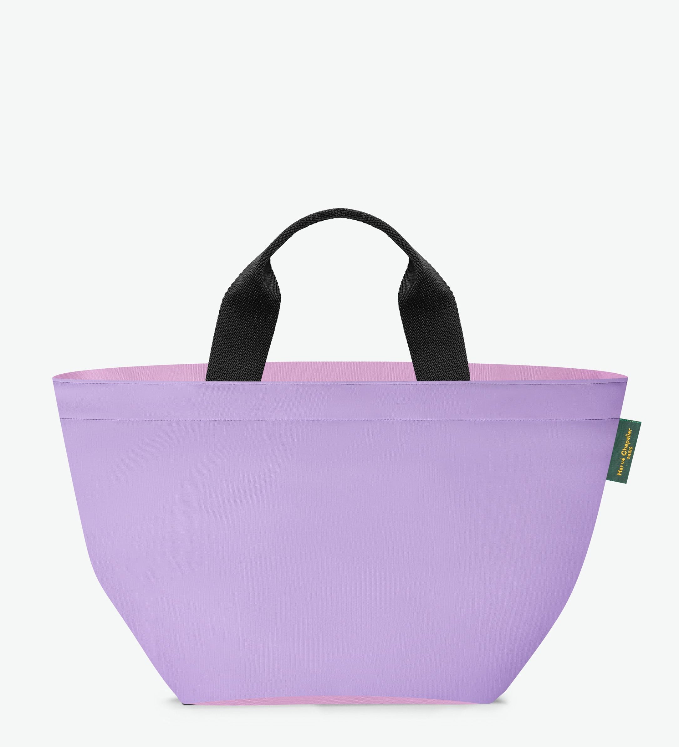 Two Tone Square Nylon Bag M