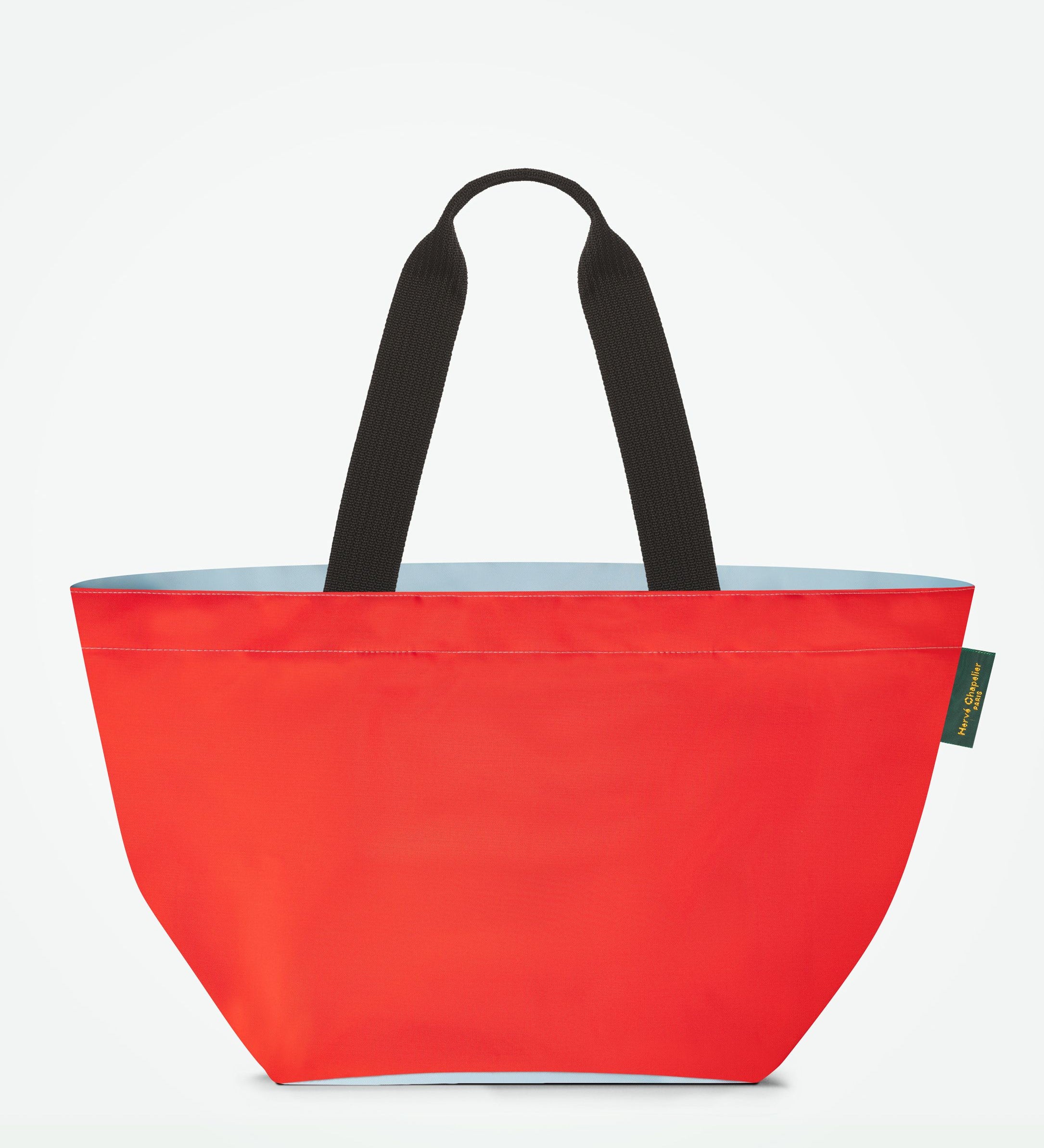 Two Tone Nylon Shopping Bag M
