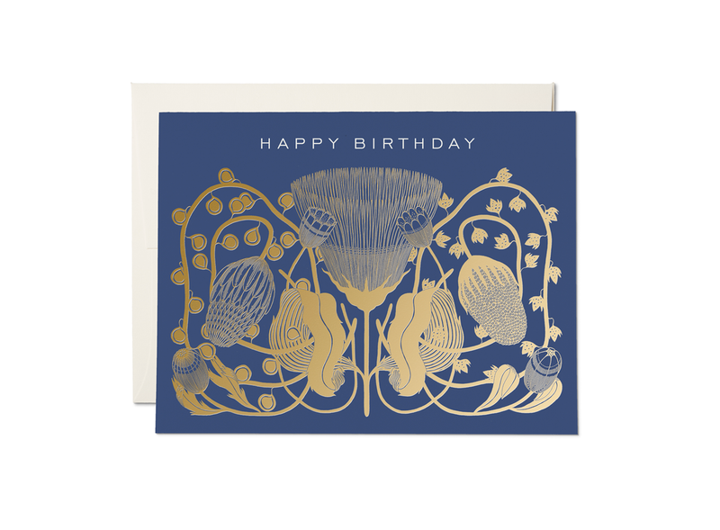 Cobalt - Happy Birthday Card