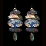 XL Large Totem Labradorite Earrings