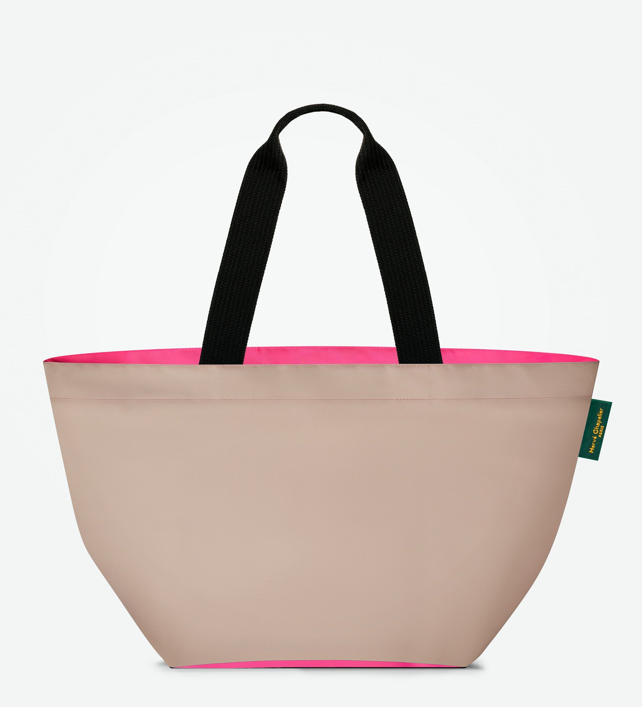 Two Tone Nylon Shopping Bag XL