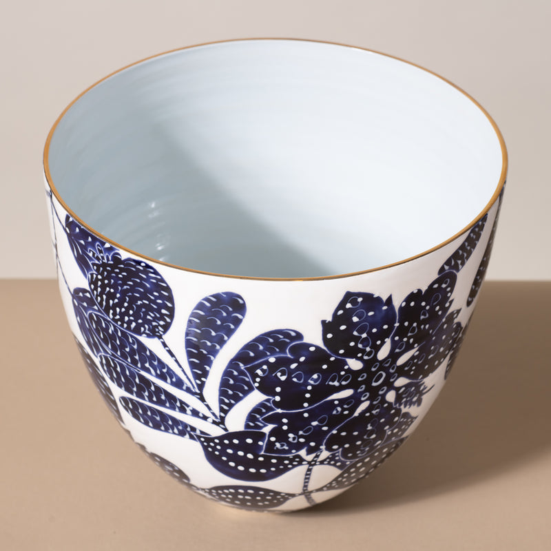 Large Bee Bowl in Delft Bali Toile