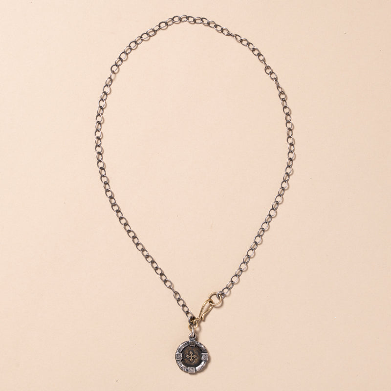 Petit Fortune Favors The Bold Coin Necklace