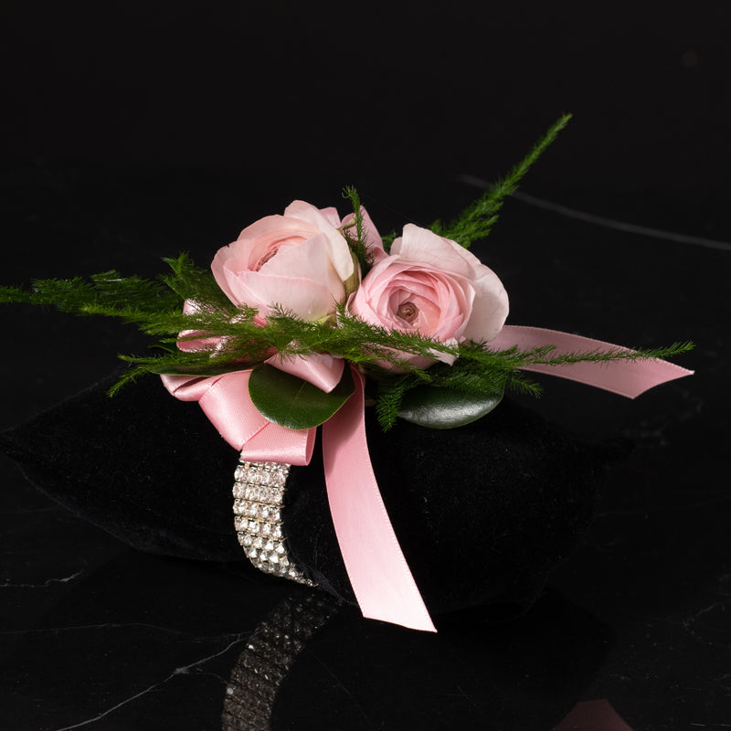 Pink Boutonniere and Corsage