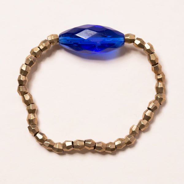 Vintage African Glass Bloom Bracelet