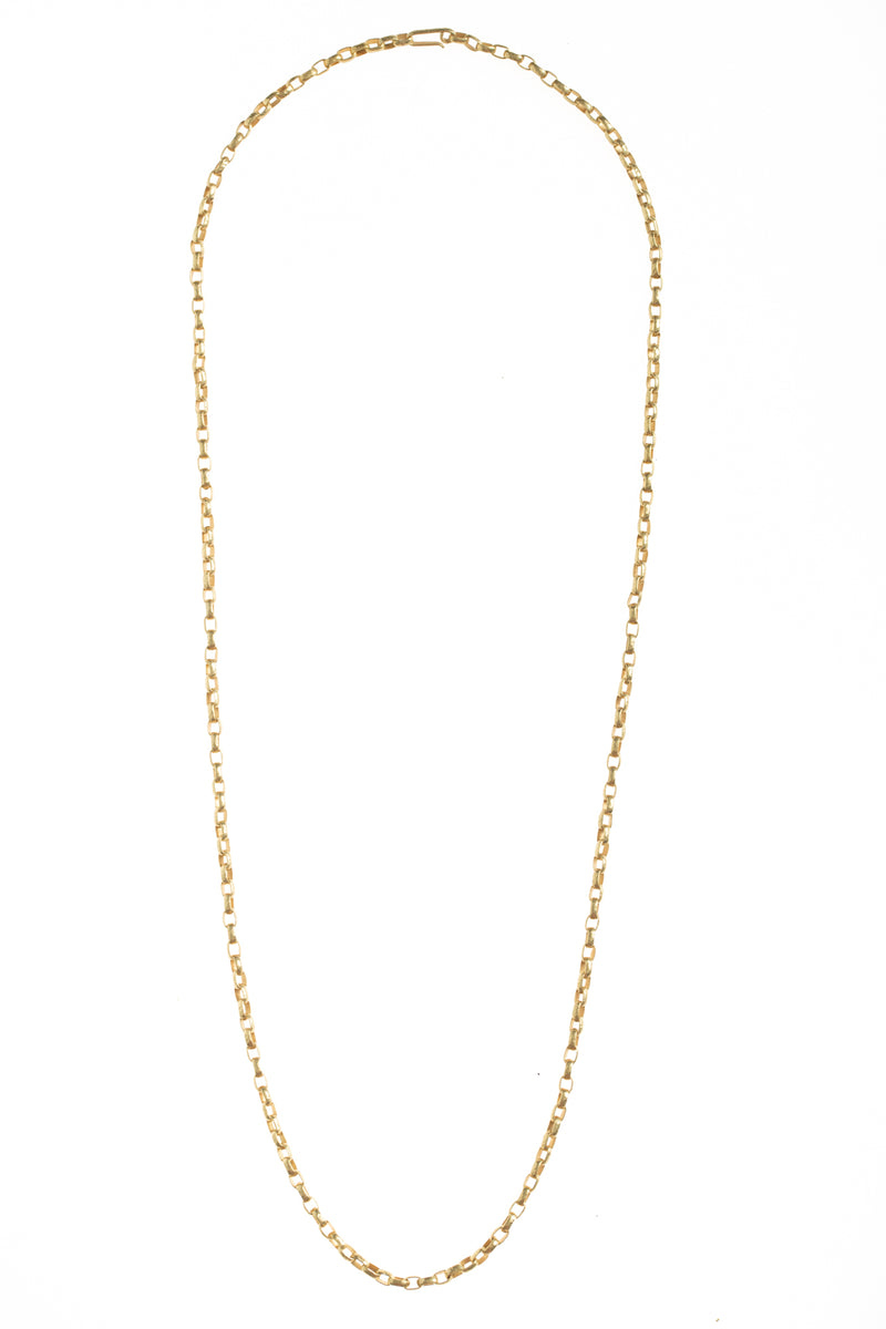 heavy gold link 18k chain