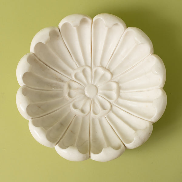 Marble Petal Bowl