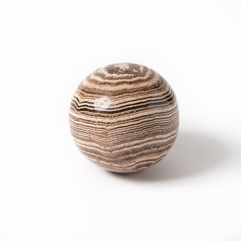 Polished Argonite Sphere