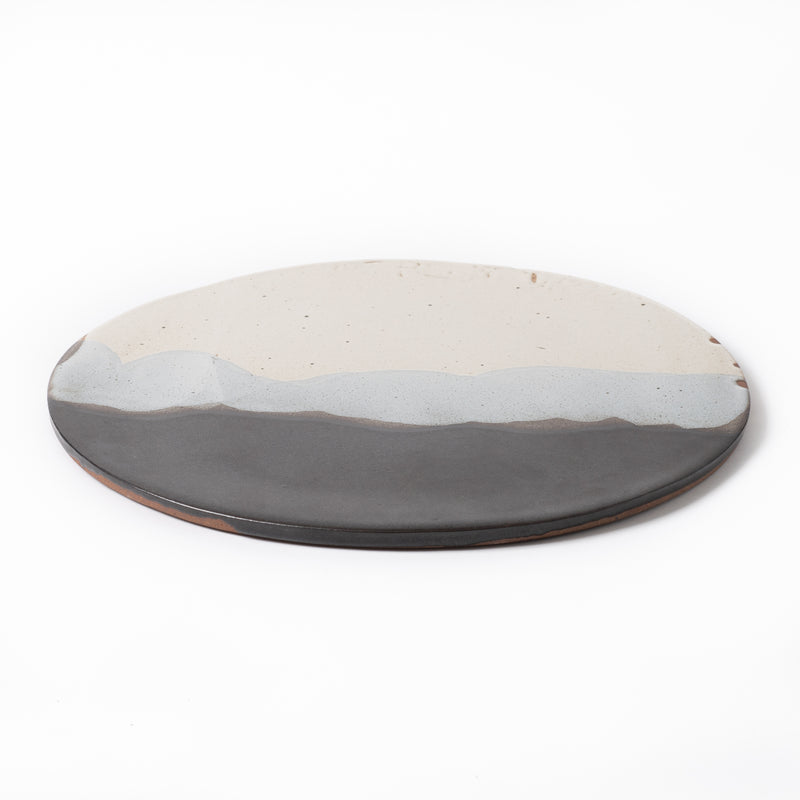 Handmade Stoneware Flat Platter
